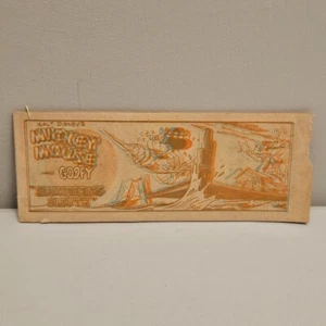 Vintage 1954 Mickey Mouse & Goofy Slumbering Sleuth Cheerios 3D Mini Comic Promo - Picture 1 of 13