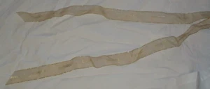 Chanel durchsichtiges Gelbgold Organza 1,5" Band 55 Zoll lang authentisch - Bild 1 von 3