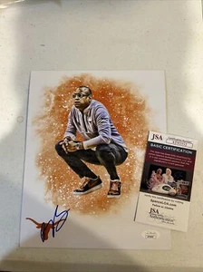 TEXAS LONGHORNS- RODNEY TERRY SIGNED AUTOGRAPH 8x10 PHOTO PICTURE JSA COA  - Picture 1 of 5