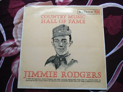 JIMMIE RODGERS COUNTRY MUSIC HALL OF FAME ORIGINAL RCA VICTOR MONO VINLY LP - Image 1 of 4