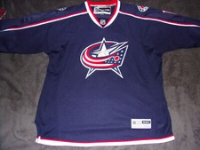 Official Reebok Nhl Columbus Blue Jackets Ice Hockey Team Collector's Jersey 3Xl