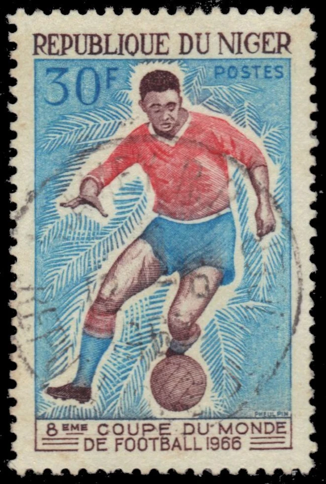 NIGER 172 (Mi128) - Campeonato Mundial de Fútbol Londres '66 (pb10878) Foto 1 de 1