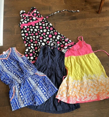 Assorted girls sz 12 lot of romper & dresses 4 Items - Image 1 of 4