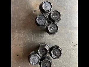 Ford OBS Bronco, F-150, F250 TTB 3/8-16 flange head serrated bolts hardware set - Picture 1 of 3