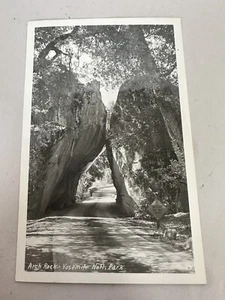 RPPC Arch Rock Yosemite National Park California CA Postcard #267 - Picture 1 of 2