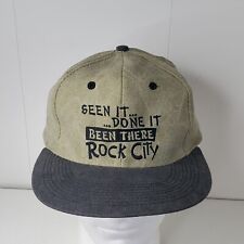 VTG Seen It Done It Been There Rock City Georgia Embroidered Hat Snapback Cap