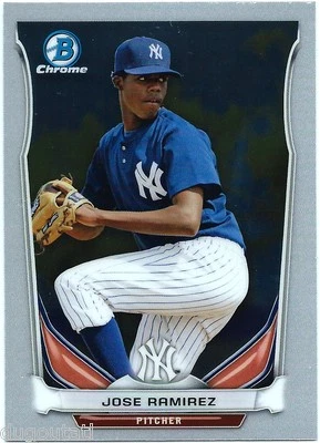 ⚾️ 2014 Bowman Chrome Prospects Series 2 #BCP70 ~ Jose Ramirez ~ Yankees  NmMt=8 - Image 1 of 2