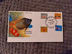 AUSTRALIA FIRST DAY COVERS 1973 AUSTRALIAN MARINE LIFE - Picture 1 of 2