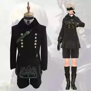 NieR Automata Cosplay Yorha 9S Nr. 9 S Anime Cosplay Kostüm Jacke Uniform Neu - Bild 1 von 3