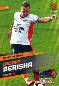 2013 2014 BRISBANE ROAR A-League Card BESART BERISHA - Picture 1 of 1