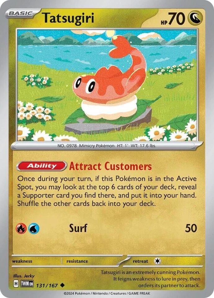 Tatsugiri - 131/167 - Pokemon TCG - Twilight Masquerade - LP - Image 1 of 1