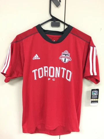 NEW w/ tags ADIDAS Toronto FC MLS Jersey Boys Size Large 14/16 MLS CHAMPS 2017 Cover
