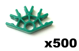 Job Lot : 500 K'NEX Pieces - KNEX Green 4-Way Connector - #90905 - Picture 1 of 5