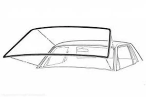 1967 1968 Cougar Windshield Weather-strip Gasket US made - Bild 1 von 2