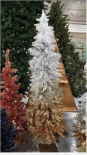Ombre Gold Slim Christmas Tree 4 Ft Pre-lit 70 and Thanksgiving Halloween Autumn