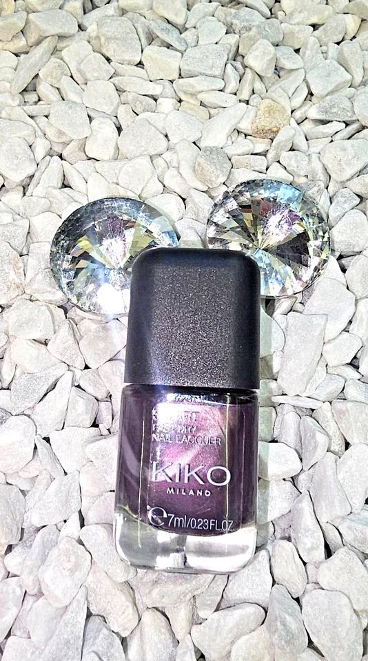 KIKO MILANO Schnell trocknender Nagellack 307 lila silber metallic 7ml Neu - Bild 1 von 2