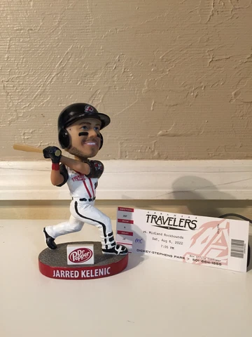 Jarred Kelenic Bobblehead!!! 1/1000 Seattle Mariners, Arkansas Travelers Cover