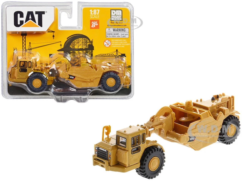 CAT Caterpillar 627G Auger Scraper Diecast Model HO Scale