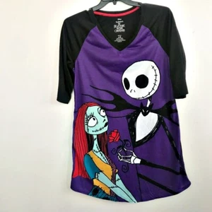Disney Tim Burton's The Nightmare Before Christmas Girl's Sleep Dress Size L - Picture 1 of 7