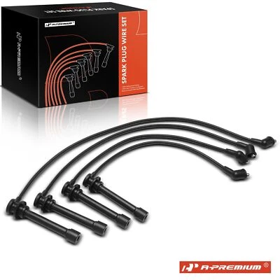 Juego de 4 cables de bujías A-Premium para Nissan Sentra 1991-1994 1998-1999 200SX NX Foto 1 de 4