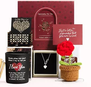 Birthday Day Gifts for Her, Romantic Gifts for Girlfriend, Wife, 4IN1 Gift Set - Picture 1 of 7