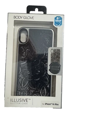 Body Glove Illusive Glitter Case for Apple iPhone Xs Max- Black - Image 1 of 2