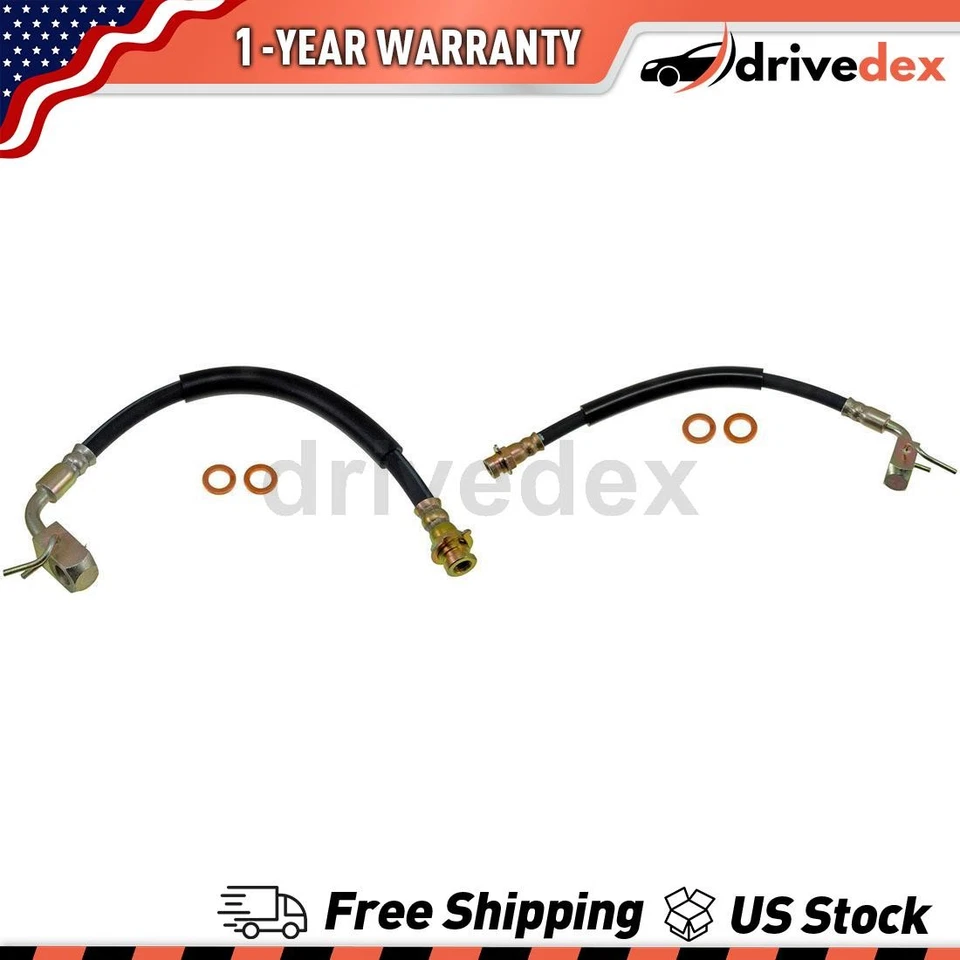 Par de mangueras Dorman - primera parada de línea de freno para Ford Thunderbird 1975 1976 Foto 1 de 4