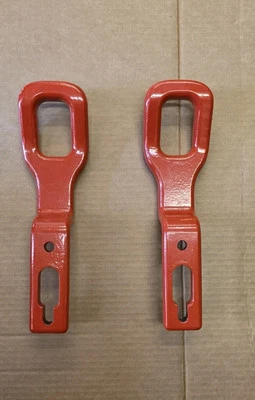 GANCHOS DE REMOLQUE DELANTEROS NISSAN FRONTIER PRO-4X 2022-2025 ROJO LAVA (2) #51113-2108A Foto 1 de 4