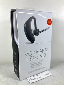 Plantronics Voyager Legend (7W6C3AA#ABA) Bluetooth Headset Black Sweat Proof NEW - Picture 1 of 7