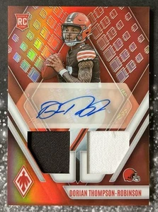 2023 Phoenix Orange Dual Jersey Auto Dorian Thompson-Robinson RC /125 - Picture 1 of 2