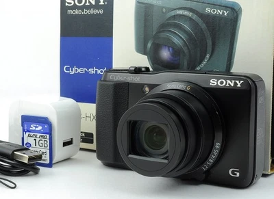 [N MINT] Sony Cyber-shot DSC-HX30V Black Digital Camera Multilingual! w/Box 1573 - Image 1 of 4