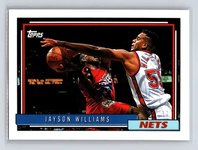 1992-93 Topps - Jayson Williams #238 - Imagem 1 de 2