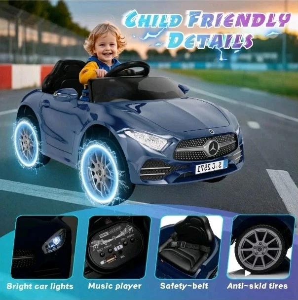 12v ride on car With 2.4G Remote Control, Battery Powered Electric Car For Kids - Image 1 of 4