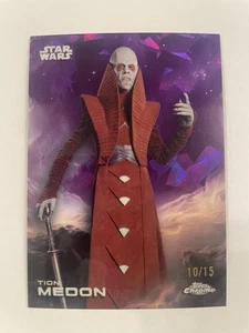 Zafiro cromado Star Wars 2025 - Tion Medon - #10/15 - púrpura - ¡Como nuevo! - Imagen 1 de 2