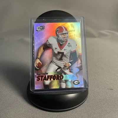 Matthew Stafford 2009 Press Pass Retail Holofoil #RE-2 Georgia Bulldogs LA Rams - Изображение 1 из 4