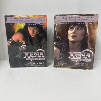Xena : Warrior Princess Season 1 & 2 (Anchor Bay, 2 DVD Box Sets, 2003) - Imagem 1 de 4