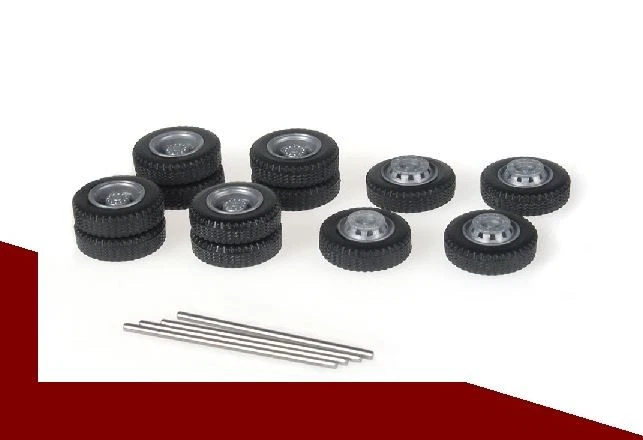 Rietze Zubehör für Bastler: Radsatz Bus Räder Busräder Achsen - 70231 - Bild 1 von 1