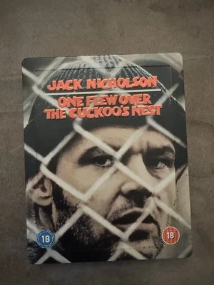 One Flew Over The Cuckoos Nest Steelbook Blu Ray Jack Nicholson, Louise Fletcher - Image 1 of 4