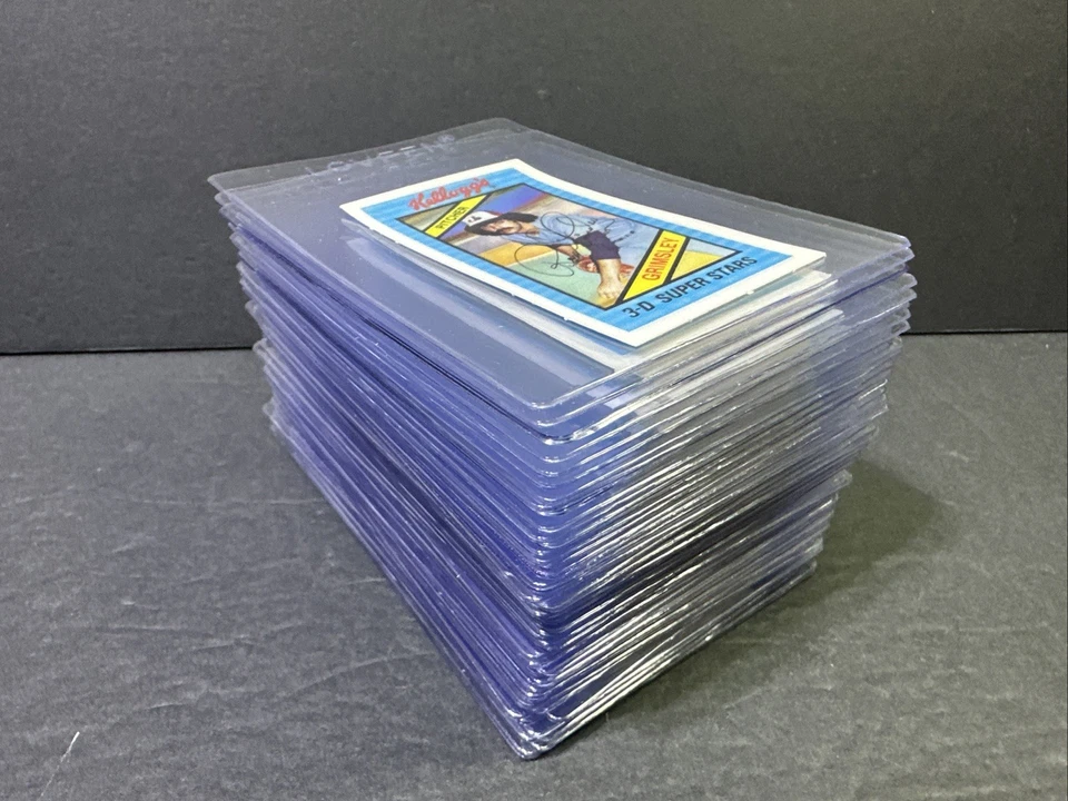 1980 Kellogg's 3-D Superstars Complete 60 Card Baseball Set Excellent Condition - Image 1 of 4