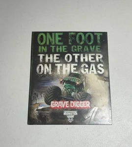 Monster Jam Truck Grave Digger 10x12 Metal Wall Sign Man Boy Cave Bedroom Garage - Picture 1 of 5