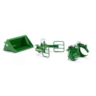 ACCESSORI FRONTALI PER JOHN DEERE SET A 1:32 Wiking Mezzi Agricoli e Accessori M - Immagine 1 di 2