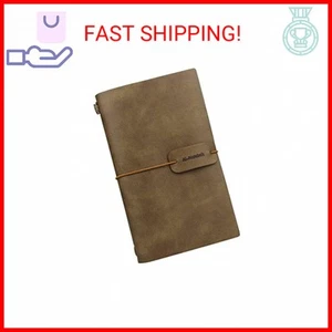 ai-natebok Travel Journal Notebook Vintage Retro Handmade Leather Lined Journal  - Picture 1 of 2