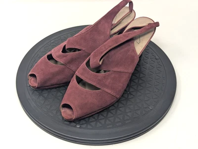 Caressa女式红色浅口皮革 — 第 1/4 张图片