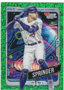 2024 Topps Cromo Cósmico George Springer Verde Espacio Polvo/75 #122 Azulejos - Imagen 1 de 1