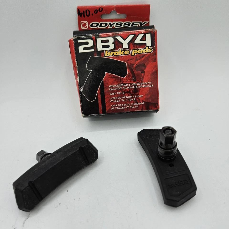 Nuevo - Juego de pastillas de freno Tall Odyssey 2BY4 poste roscado BMX, B-143-BK, (2 x 4 cm) Foto 1 de 4