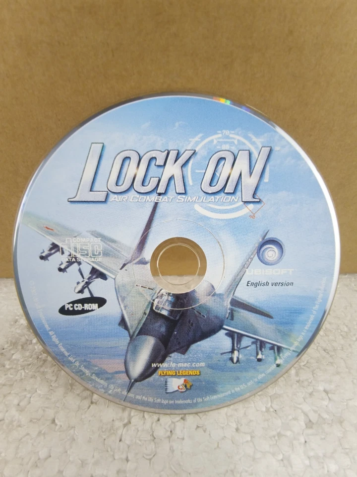 Lock On Air Combat Simulation PC CD Ubisoft English 2003 Flight Sim Tested Rare - Image 1 of 1