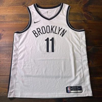 Nike Brooklyn Nets Jersey Men's XL Size 52 White Swingman Kyrie Irving #11 - Image 1 of 4