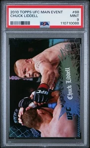 Chuck Liddell 2010 Topps UFC Main Event #88 MINT PSA 9 - Picture 1 of 3
