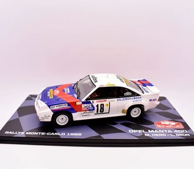 modellino auto rally scala 1:43 opel manta 400 collezione modellismo statico - Immagine 1 di 4