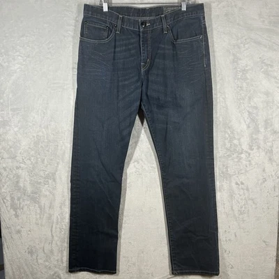 Pantalones de mezclilla Marc Ecko corte y costura para hombre talla 36 x 32 vintage de pierna recta Y2K Foto 1 de 4